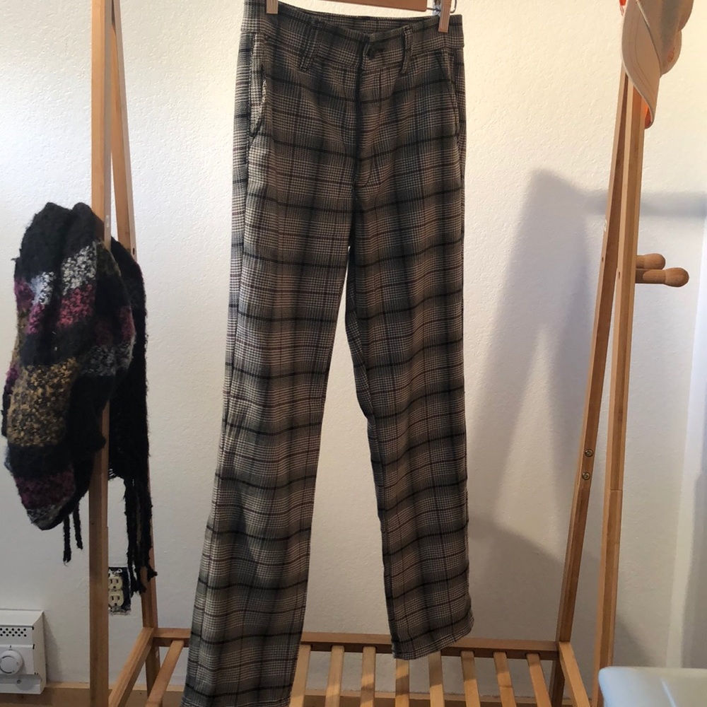 American Eagle plaid pants size 2